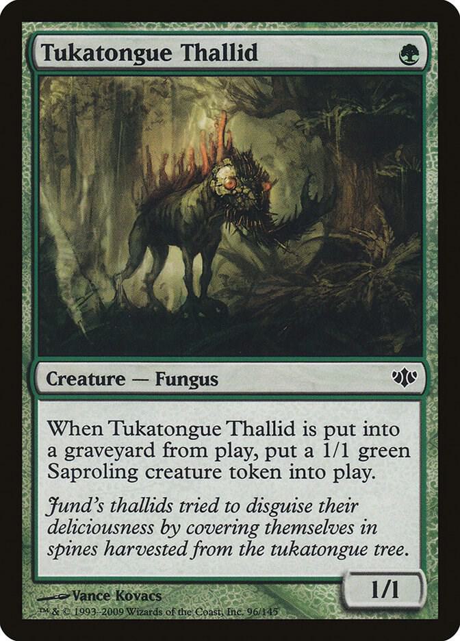 Tukatongue Thallid 96 card from Conflux