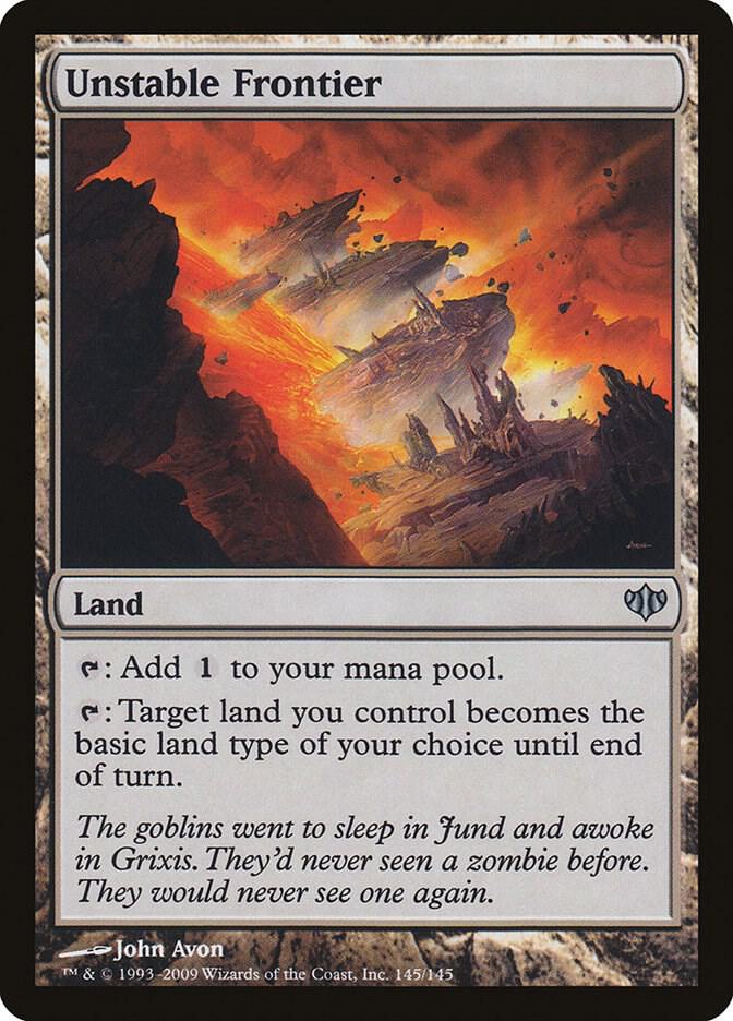 Unstable Frontier 145 card from Conflux