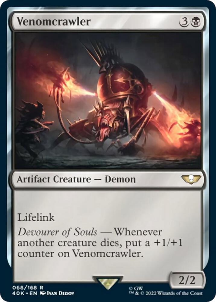 Venomcrawler (Surge Foil) 68 card from Universes Beyond: Warhammer 40,000