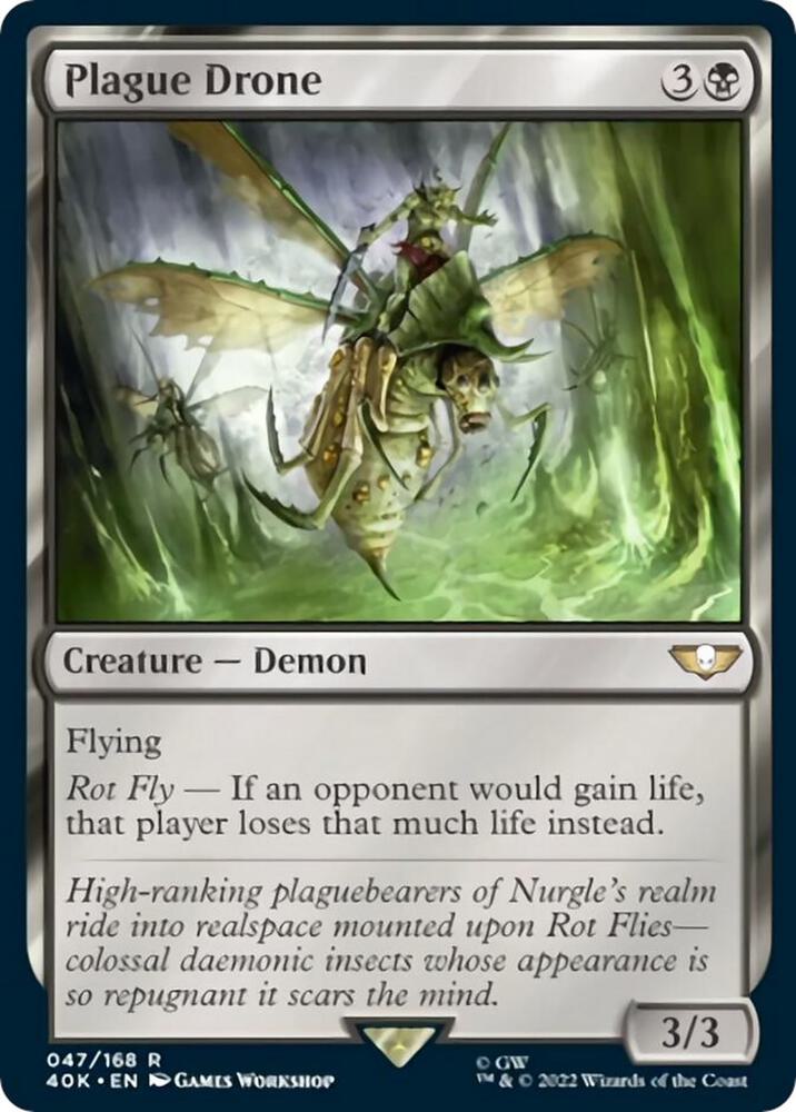 Plague Drone (Surge Foil) 47 card from Universes Beyond: Warhammer 40,000