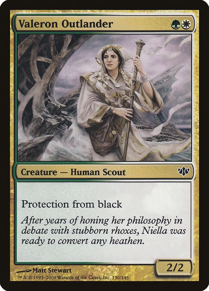 Valeron Outlander 130 card from Conflux