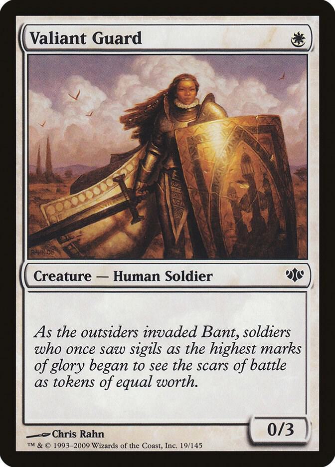 Valiant Guard 19 card from Conflux