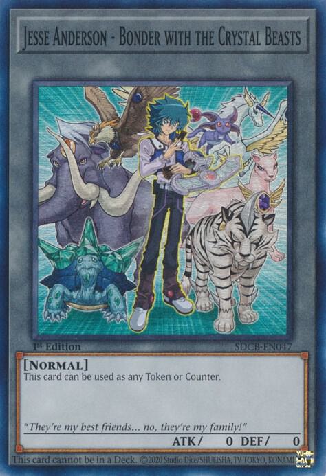 Jesse Anderson - Bonder with the Crystal Beasts SDCB-EN047 card from Structure Deck: Legend of the Crystal Beasts
