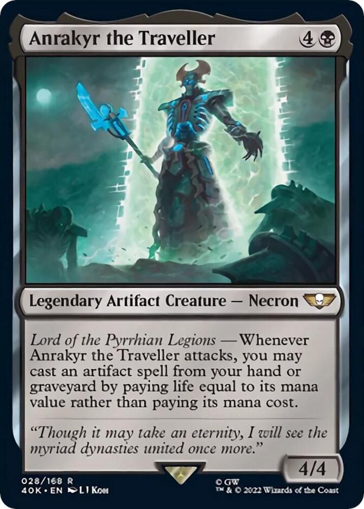 Anrakyr the Traveller 28 card from Universes Beyond: Warhammer 40,000