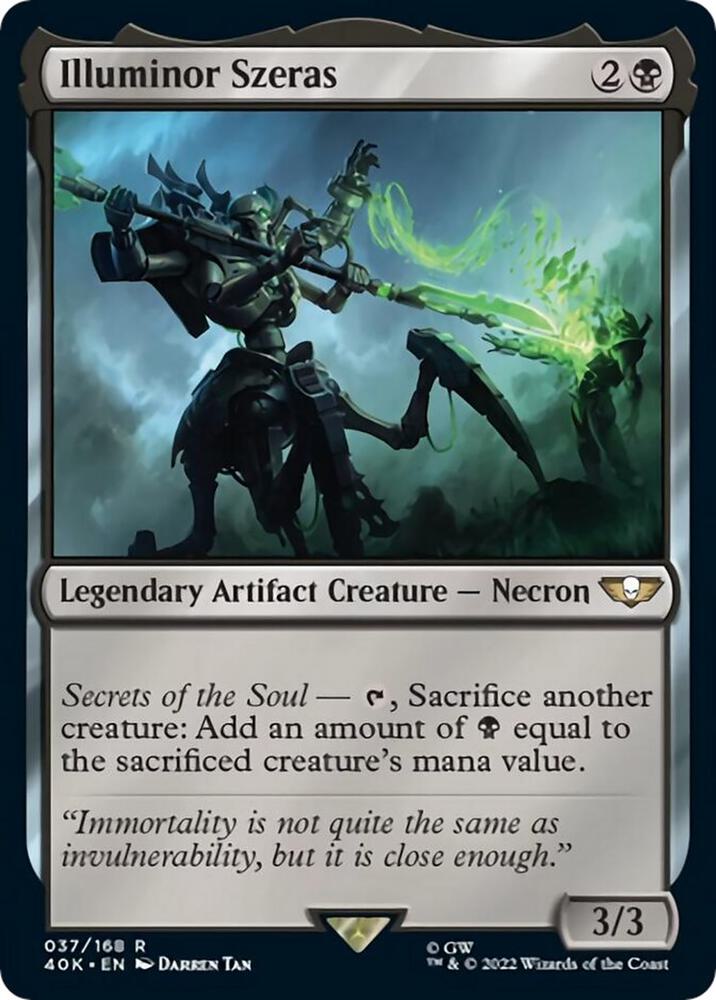 Illuminor Szeras (Surge Foil) 37 card from Universes Beyond: Warhammer 40,000