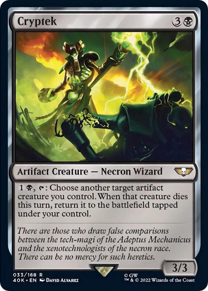Cryptek (Surge Foil) 33 card from Universes Beyond: Warhammer 40,000