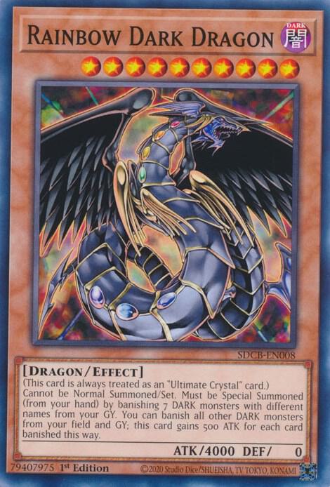 Rainbow Dark Dragon SDCB-EN008 card from Structure Deck: Legend of the Crystal Beasts