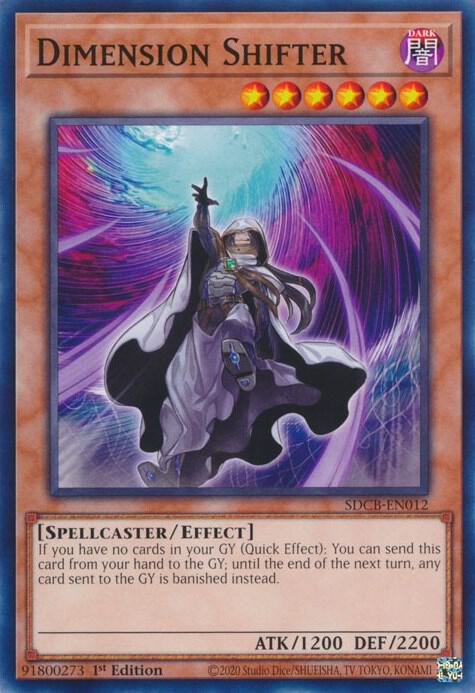 Dimension Shifter SDCB-EN012 card from Structure Deck: Legend of the Crystal Beasts
