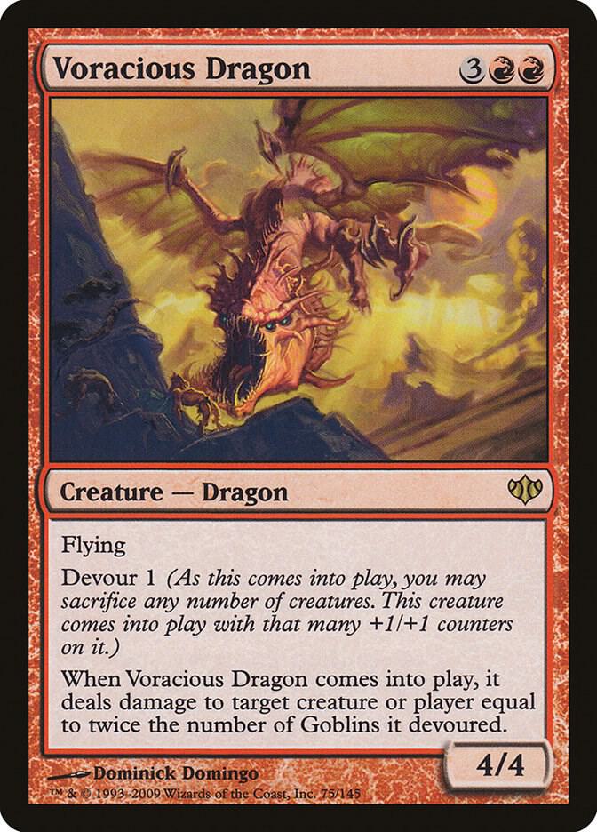 Voracious Dragon 75 card from Conflux