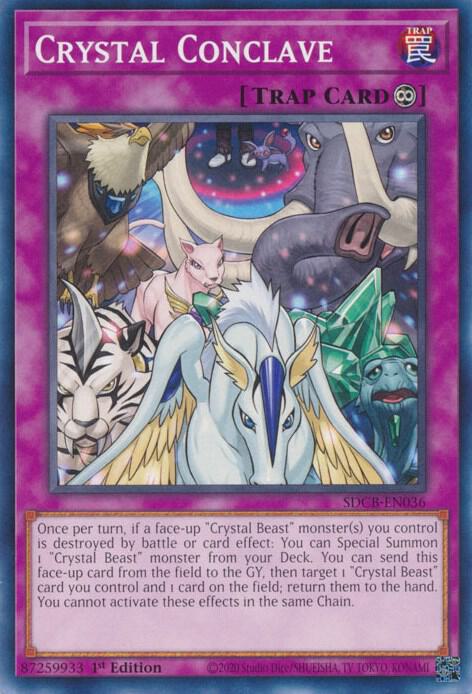 Crystal Conclave SDCB-EN036 card from Structure Deck: Legend of the Crystal Beasts