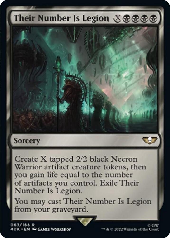 Their Number Is Legion 63 card from Universes Beyond: Warhammer 40,000