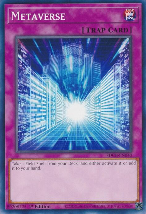 Metaverse SDCB-EN040 card from Structure Deck: Legend of the Crystal Beasts