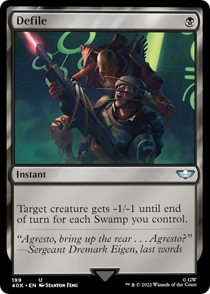 Defile 199 card from Universes Beyond: Warhammer 40,000