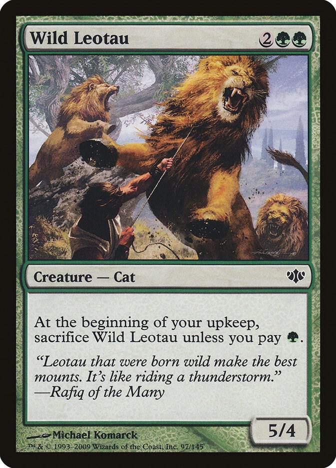 Wild Leotau 97 card from Conflux