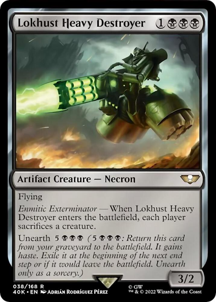 Lokhust Heavy Destroyer 38 card from Universes Beyond: Warhammer 40,000