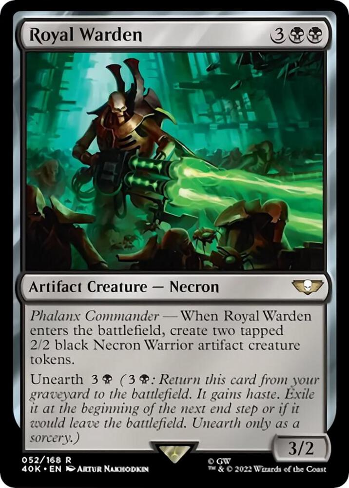 Royal Warden 52 card from Universes Beyond: Warhammer 40,000