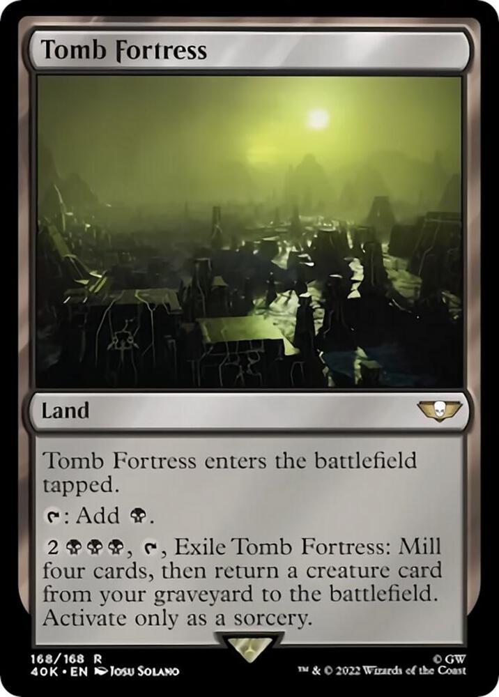 Tomb Fortress 168 card from Universes Beyond: Warhammer 40,000
