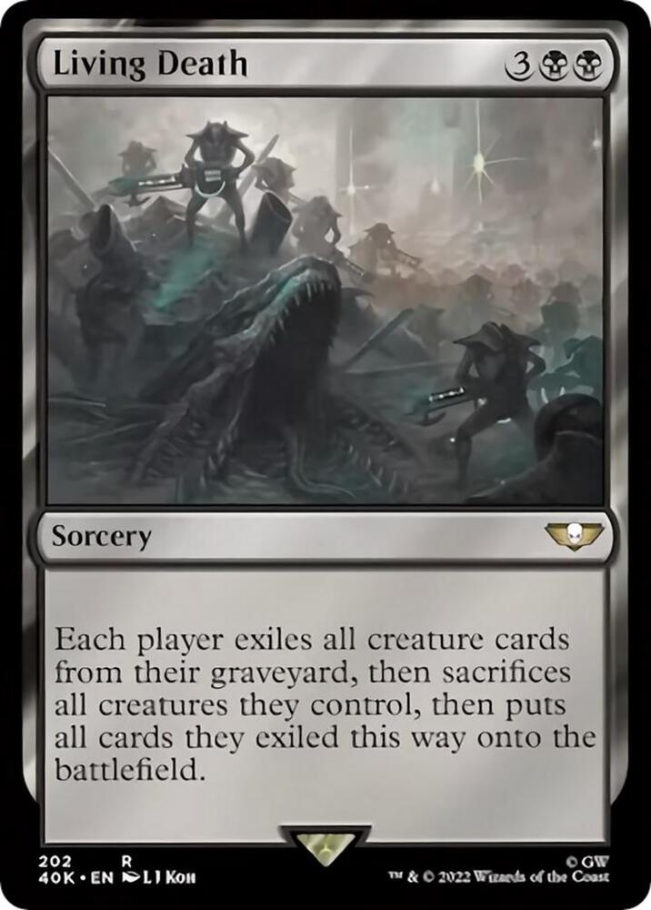 Living Death 202 card from Universes Beyond: Warhammer 40,000
