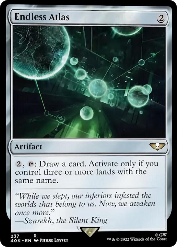 Endless Atlas 237 card from Universes Beyond: Warhammer 40,000
