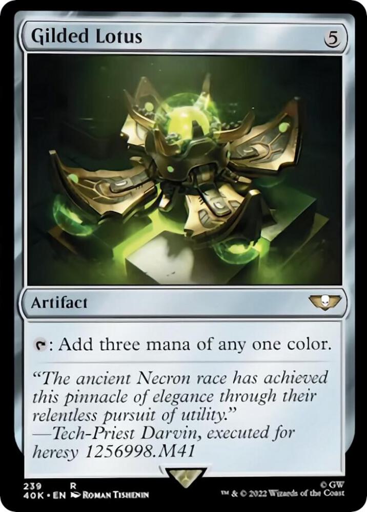 Gilded Lotus 239 card from Universes Beyond: Warhammer 40,000