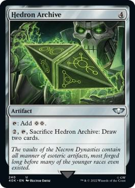Hedron Archive 240 card from Universes Beyond: Warhammer 40,000