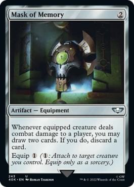 Mask of Memory 243 card from Universes Beyond: Warhammer 40,000