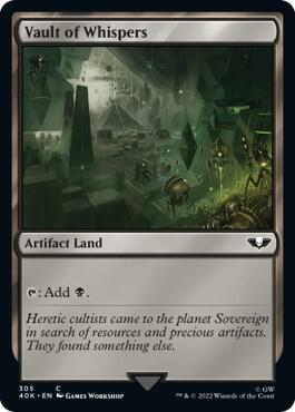 Vault of Whispers 305 card from Universes Beyond: Warhammer 40,000