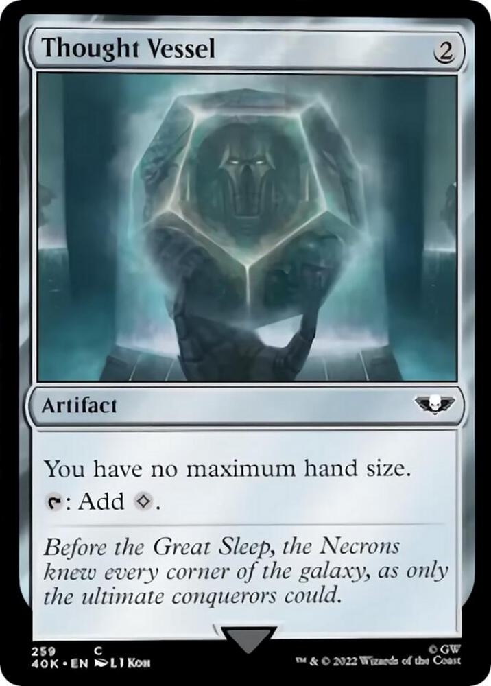 Thought Vessel (Surge Foil) 259 card from Universes Beyond: Warhammer 40,000