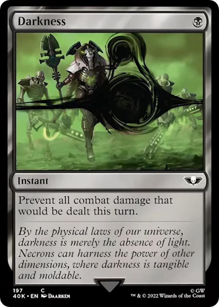 Darkness (Surge Foil) 197 card from Universes Beyond: Warhammer 40,000