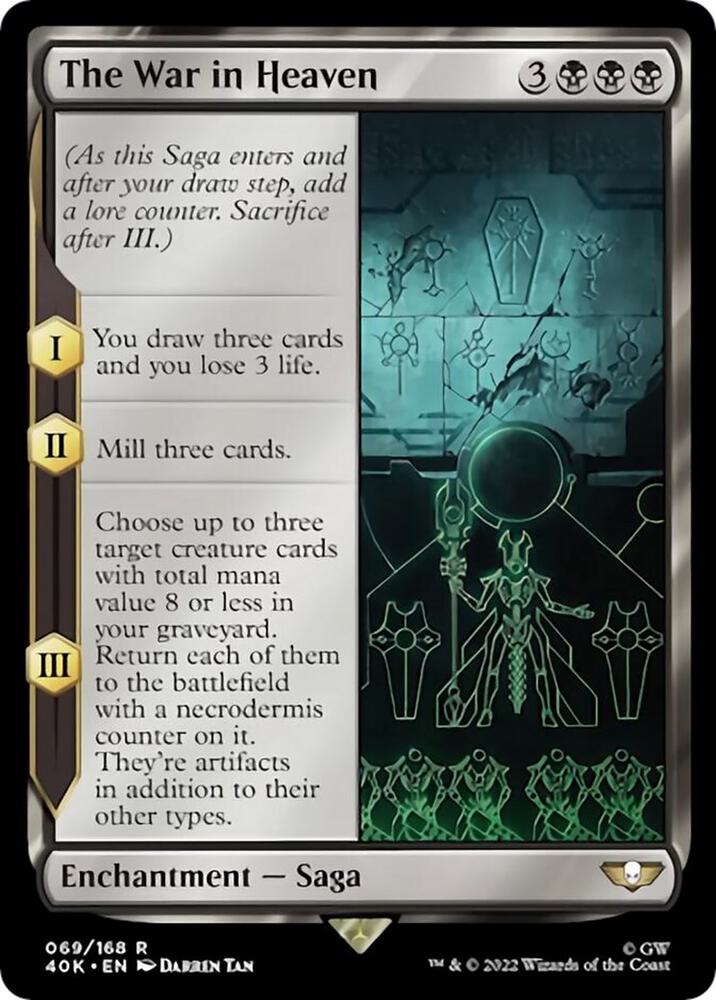 The War in Heaven (Surge Foil) 69 card from Universes Beyond: Warhammer 40,000