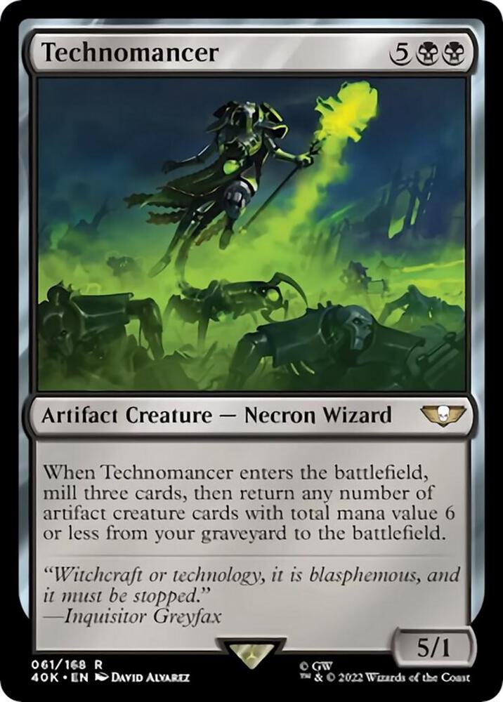 Technomancer (Surge Foil) 61 card from Universes Beyond: Warhammer 40,000