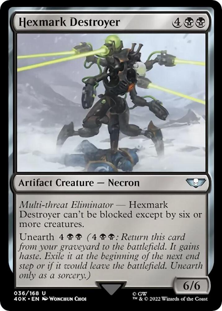 Hexmark Destroyer (Surge Foil) 36 card from Universes Beyond: Warhammer 40,000
