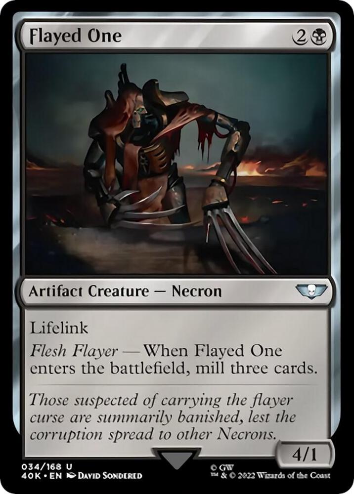 Flayed One (Surge Foil) 34 card from Universes Beyond: Warhammer 40,000