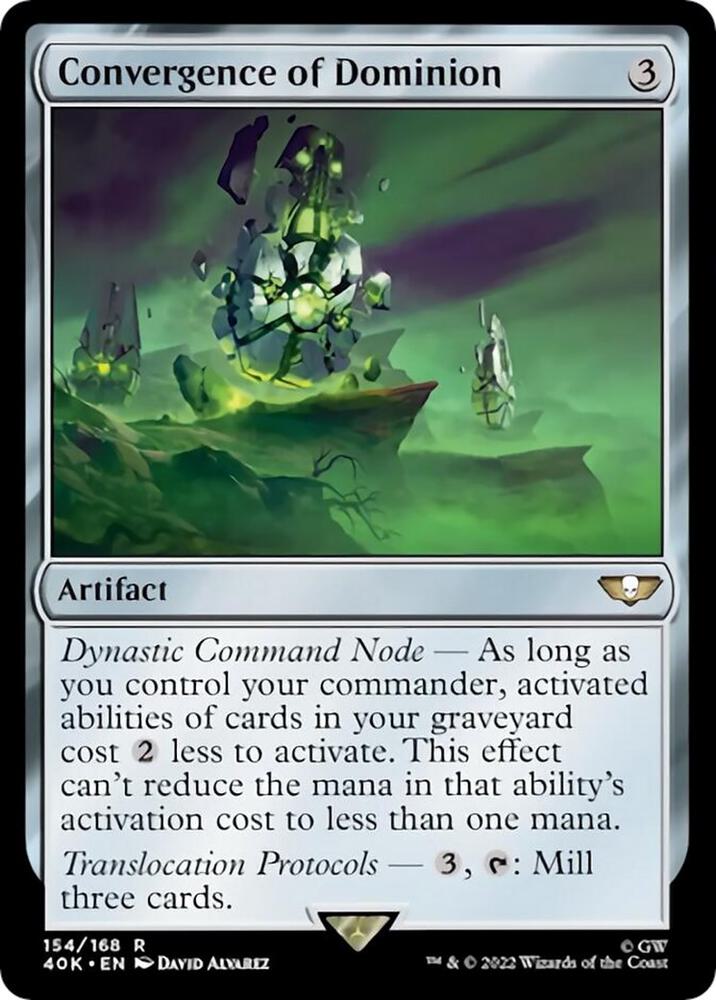 Convergence of Dominion (Surge Foil) 154 card from Universes Beyond: Warhammer 40,000