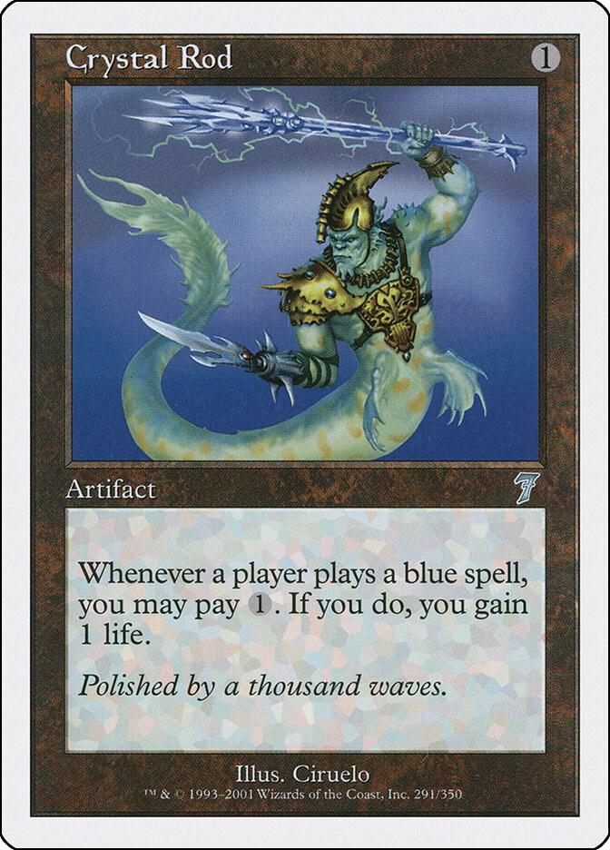 Crystal Rod 291 card from 7th Edition