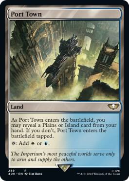 Port Town 289 card from Universes Beyond: Warhammer 40,000