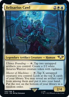 Belisarius Cawl 106 card from Universes Beyond: Warhammer 40,000