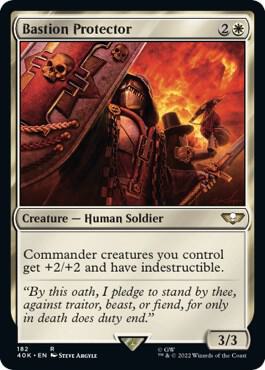 Bastion Protector 182 card from Universes Beyond: Warhammer 40,000