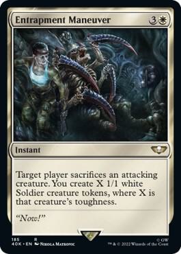 Entrapment Maneuver 185 card from Universes Beyond: Warhammer 40,000