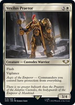 Vexilus Praetor 19 card from Universes Beyond: Warhammer 40,000