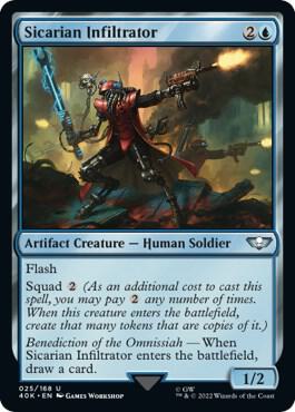 Sicarian Infiltrator 25 card from Universes Beyond: Warhammer 40,000