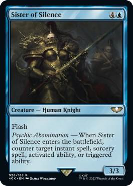 Sister of Silence 26 card from Universes Beyond: Warhammer 40,000