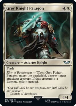Grey Knight Paragon (Surge Foil) 13 card from Universes Beyond: Warhammer 40,000