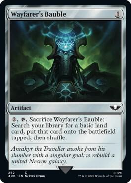 Wayfarer's Bauble 262 card from Universes Beyond: Warhammer 40,000