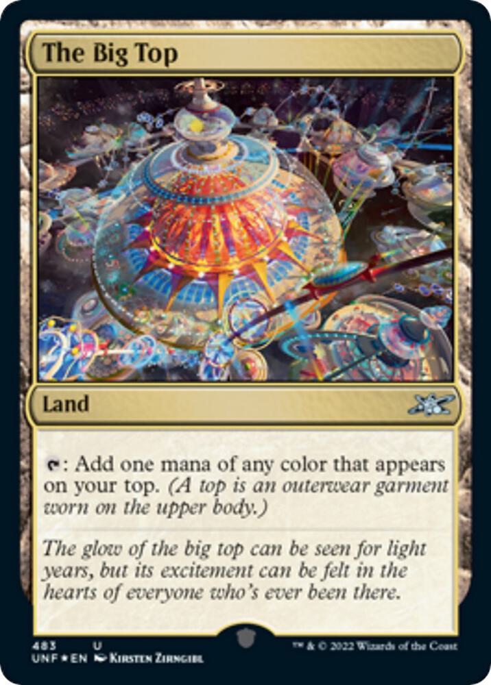 The Big Top (Galaxy Foil) 483 card from Unfinity