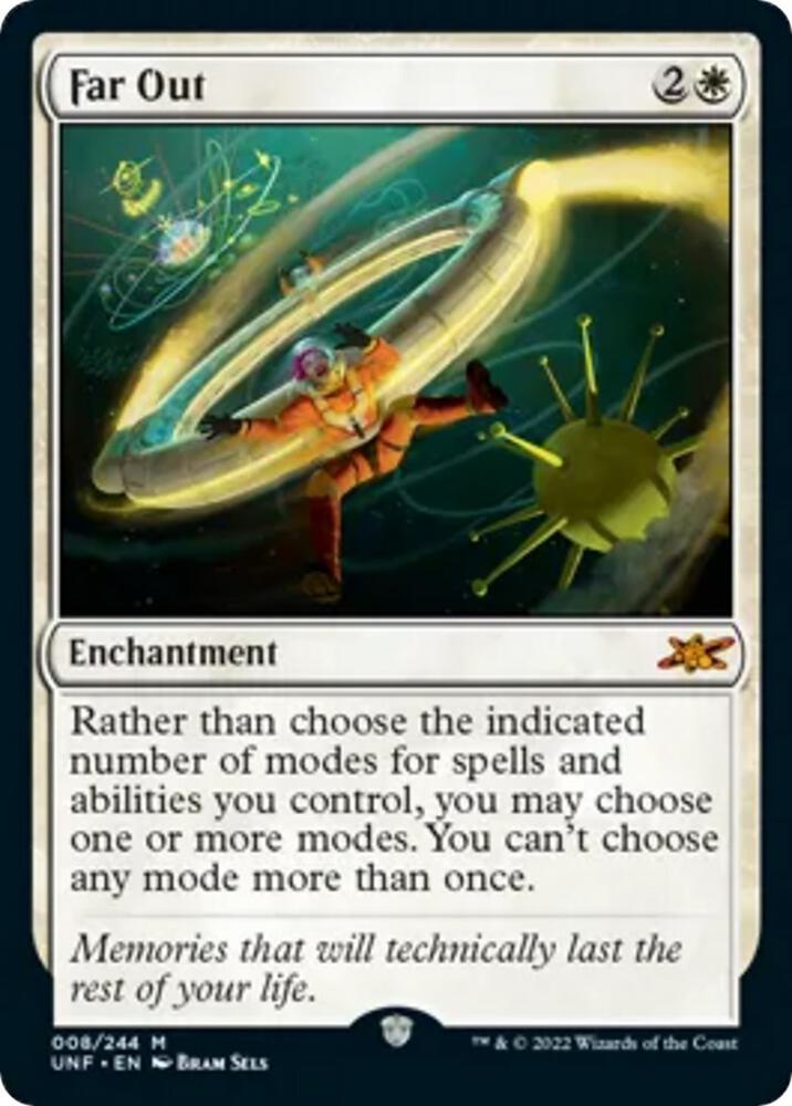Far Out 8 card from Unfinity