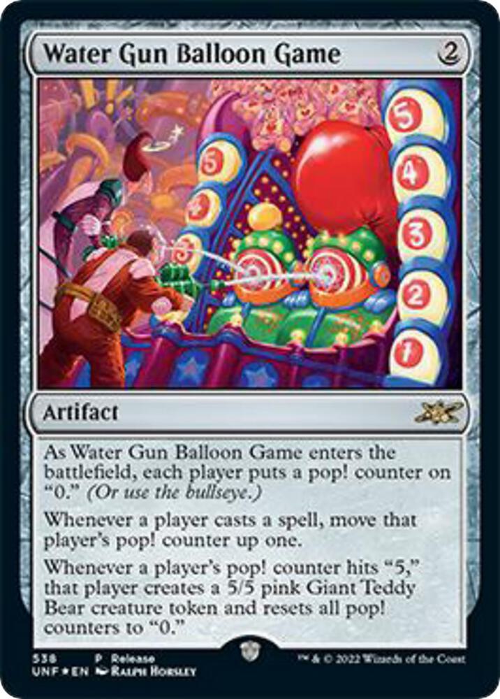Water Gun Balloon Game 538 card from Launch Party & Release Event Promos