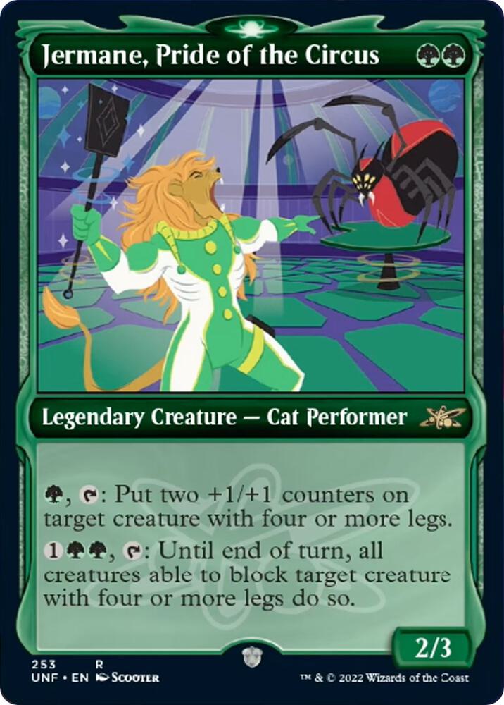 Jermane, Pride of the Circus (Showcase) 253 card from Unfinity