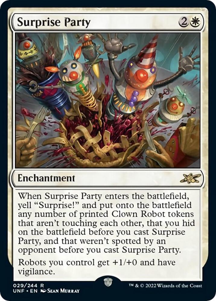 Surprise Party 29 card from Unfinity