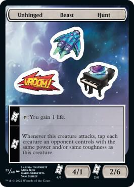 Unhinged Beast Hunt 39 card from Unfinity